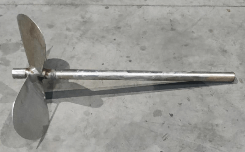 Mixerschroef met holle as 45mm